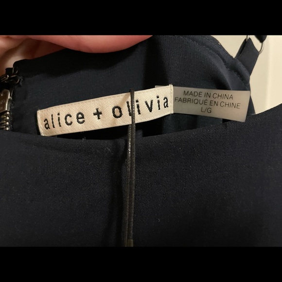 NWT Alice + Olivia. “Reese” minidress in sapphire - Picture 6 of 12